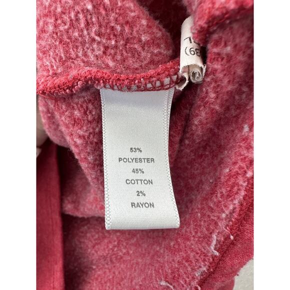 League Collegiate Womens Sweatshirt Size Small Ole Miss Red 1/4 Zip Pullover - Picture 5 of 11